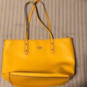 Yellow Coach Tote